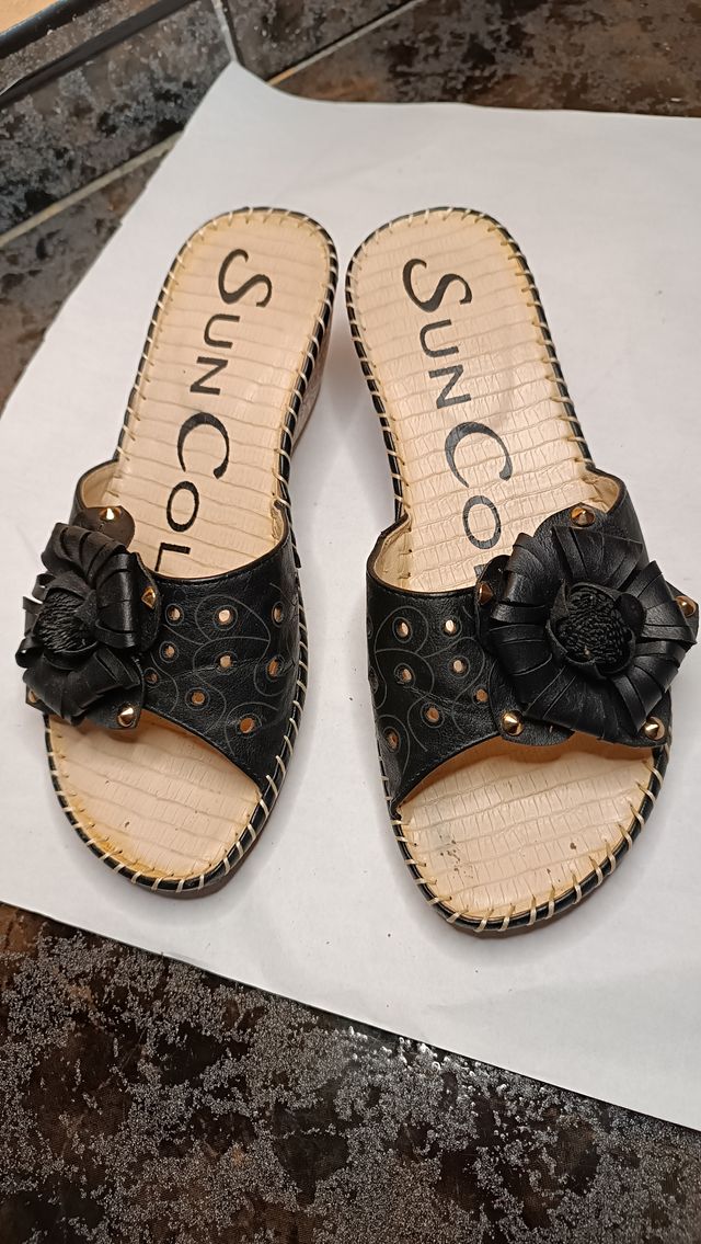 Sandalias zueco talla 38