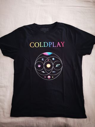 Camiseta coldplay gira 2024  oficial merchandising