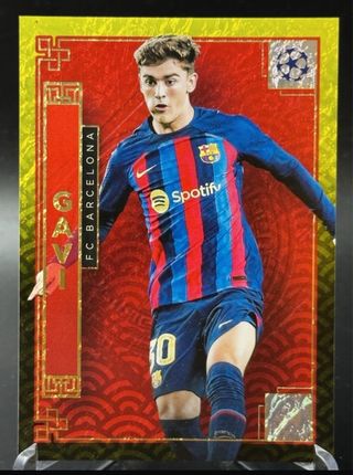 Gavi /50 FC Barcelona Jade Nuevo Año Chino Topps