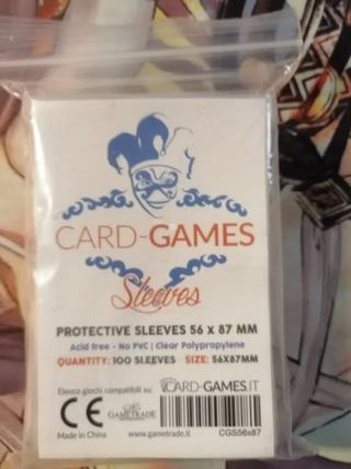 100 Protective Sleeves 56x87 mm