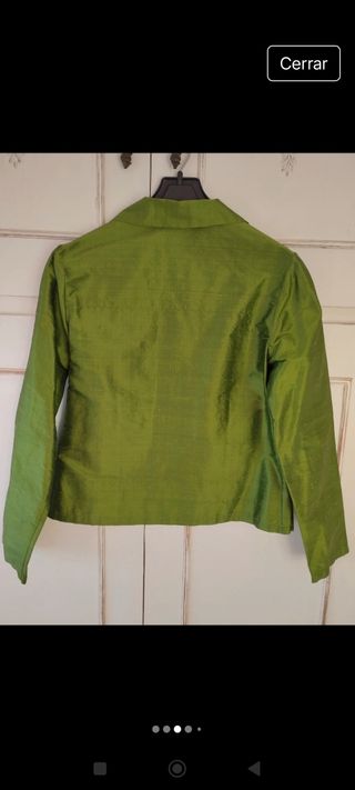 Traje falda de seda Amichi