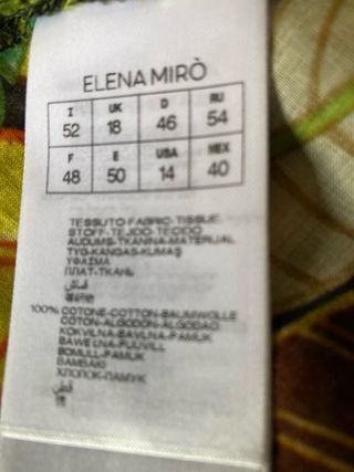 Túnica blusa mujer Elena Miró