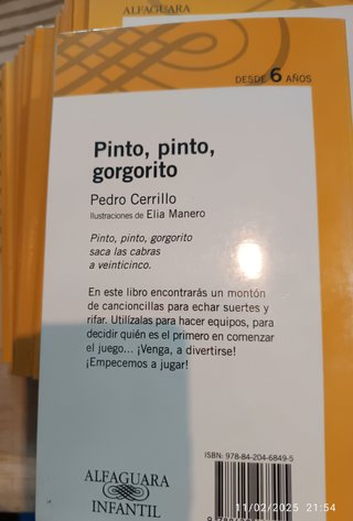 Libros infantiles. Son 16