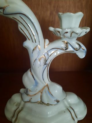 Candelabro porcelana