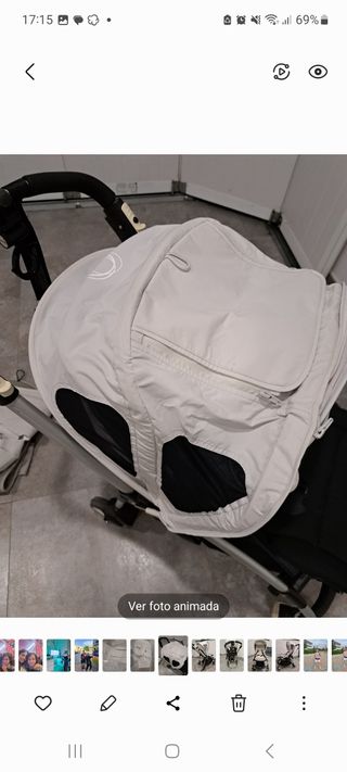 Silla Buga Bee con colchoneta de verano