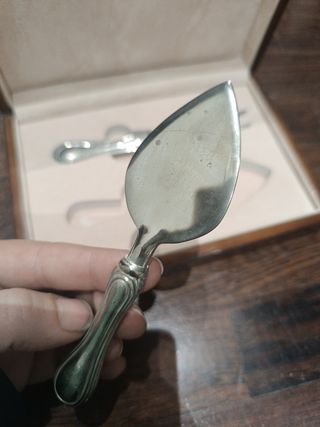 Set posate da formaggio con scatola in legno 