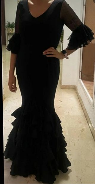 TRAJE FLAMENCA NEGRO