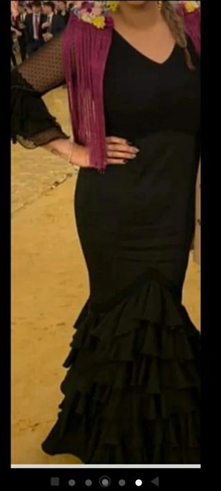 TRAJE FLAMENCA NEGRO