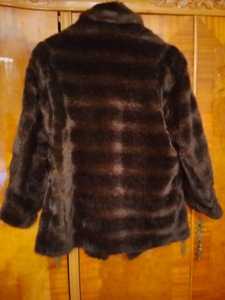 Chaquetón  vintage pelo sintético