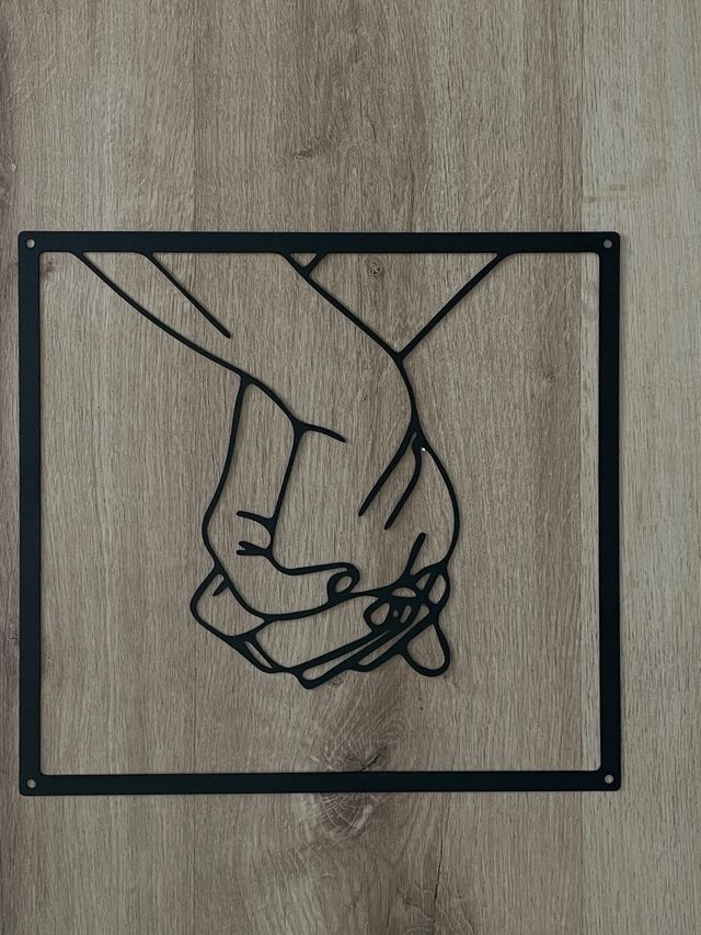 Cuadro silueta de hierro