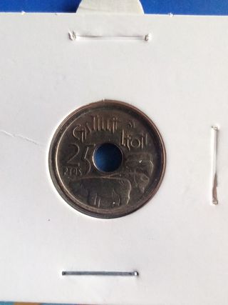Moneda variante 25 pesetas 1995