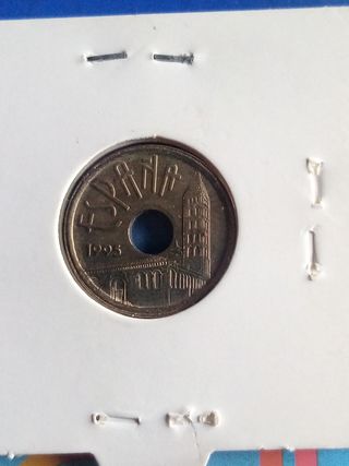 Moneda variante 25 pesetas 1995