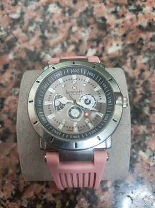 Reloj Brenatt Swarovski Rosa 