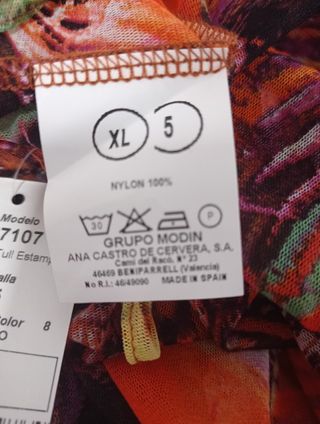 Camisón animal print talla XL