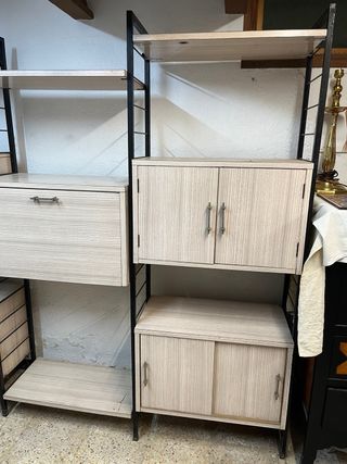 Libreria e tavoli anni '70