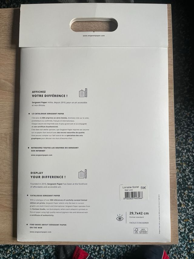 Lámina arte Sergeant Paper