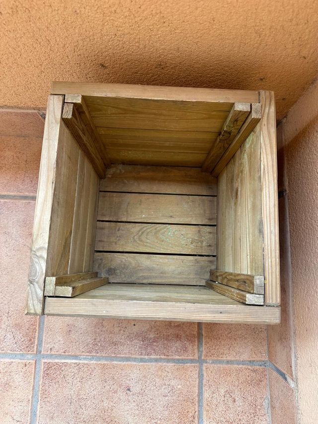 Macetero de madera 30 x 30 x 30