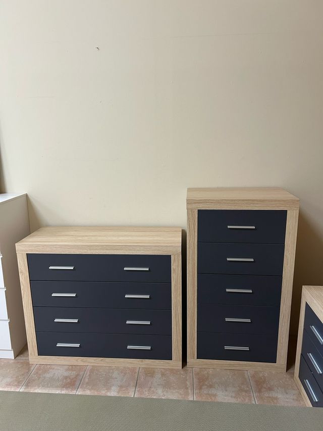 CONJUNTO DE CAJONERAS + COMODA Y ESPEJO NUEVAS!!