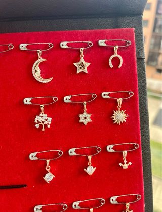 Colgantes de chapado en oro