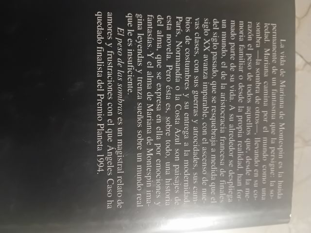 El peso de las sombras (Colección Autores españoles e hispanoamericanos) (Spanish Edition)