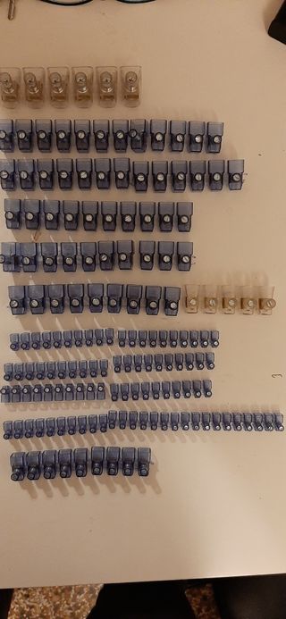 160 morsetti elettrici a cappuccio