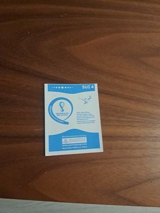 Cromo mundial Qatar sticker error de impresión