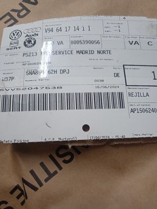 Rejilla Volkswagen Tiguan