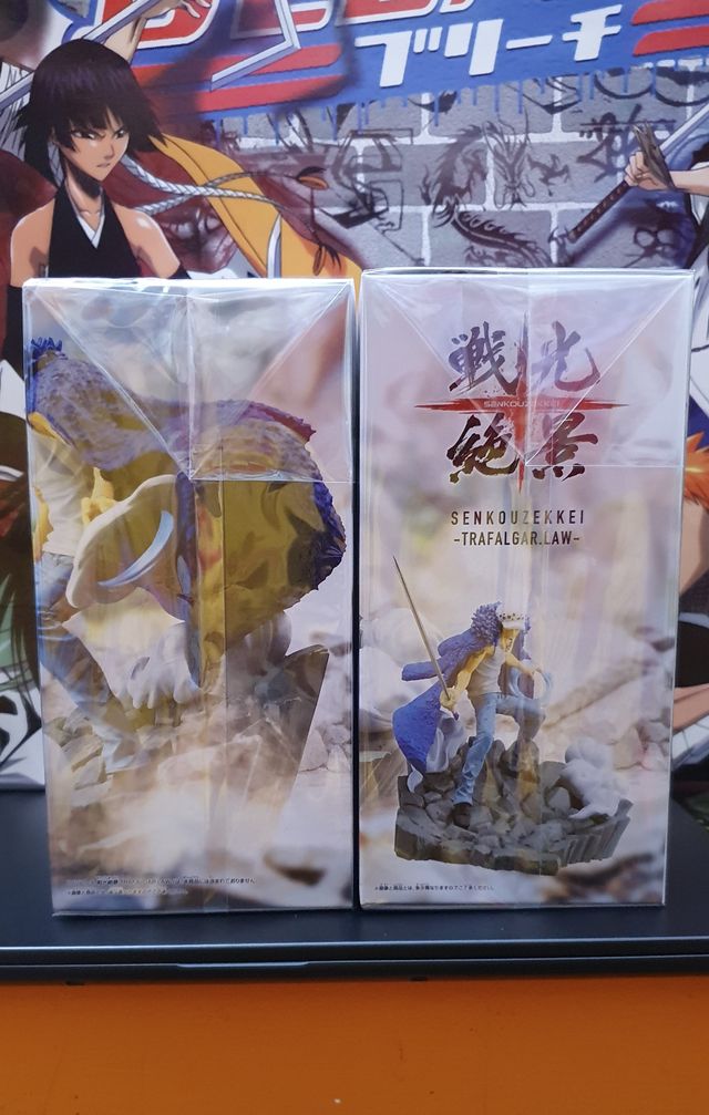 One Piece Marshall D. Teach vs Trafalgar Law Figur