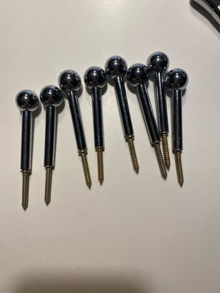 Colgadores cromados