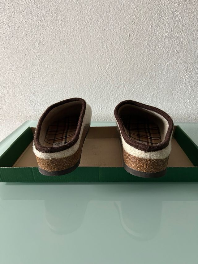 Pantofole tirolesi in lana merinos nr. 36