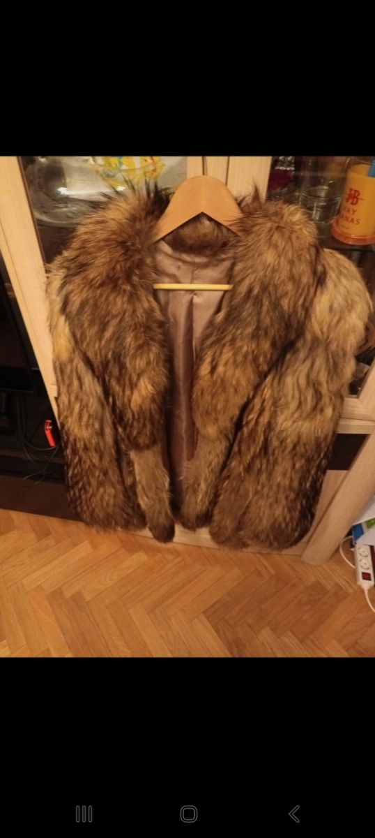 Chaquetón de piel de zorro