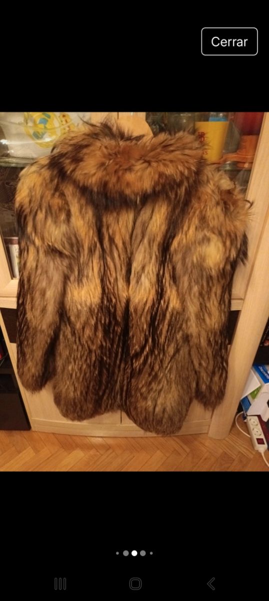 Chaquetón de piel de zorro