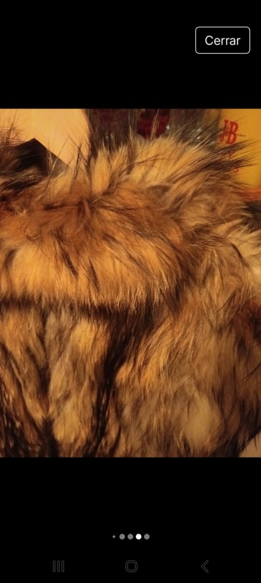 Chaquetón de piel de zorro