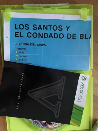 Juego gta V 5 xbox 360