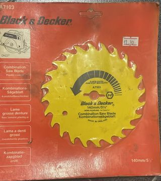 Lame x sega circolare Black & Decker ø140-190