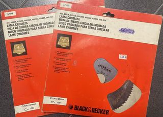 Lame x sega circolare Black & Decker ø140-190