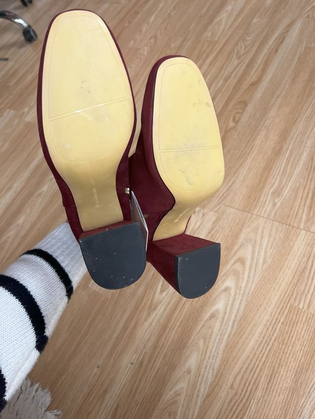 Botines burdeos