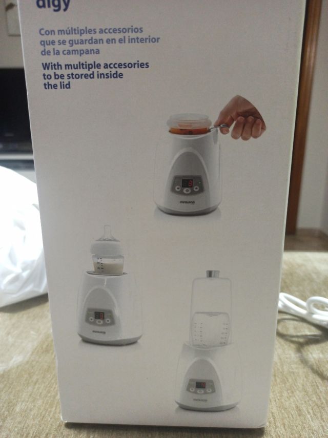 Calienta y esteriliza biberón