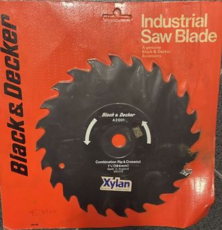 Lame x sega circolare Black & Decker ø184