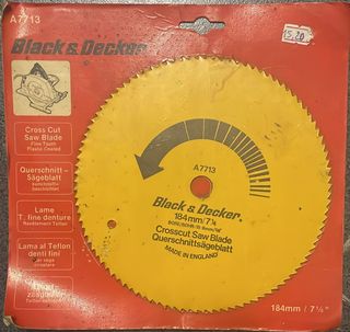 Lame x sega circolare Black & Decker ø184