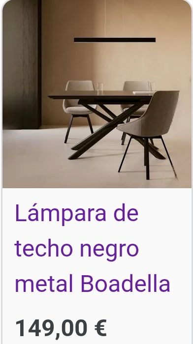 LAMPARA NEGRA 