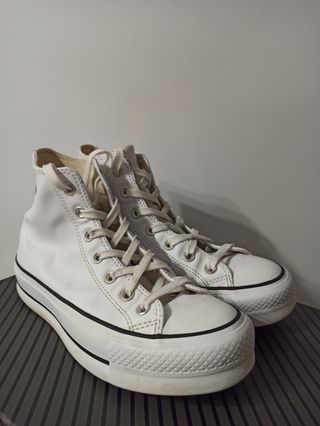 Converse All Star Blancas Plataforma