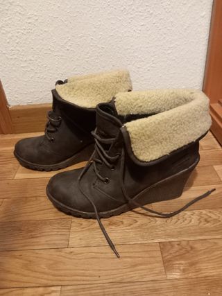 Botines cuña