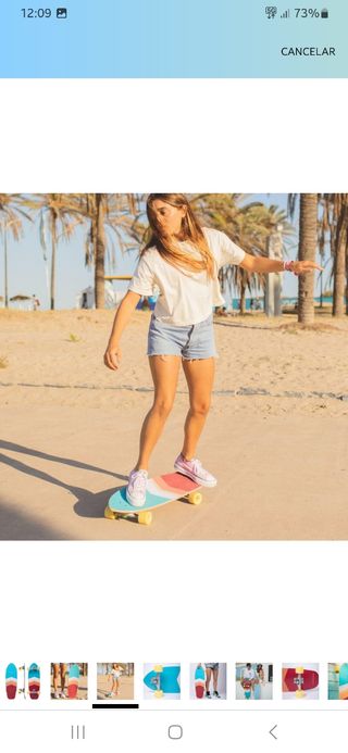 Monopatín skate-surfskate Flamingueo