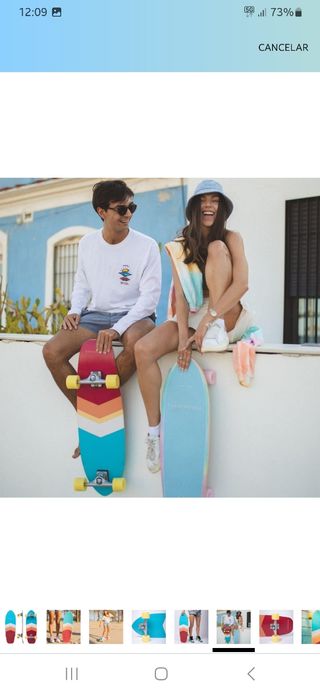 Monopatín skate-surfskate Flamingueo