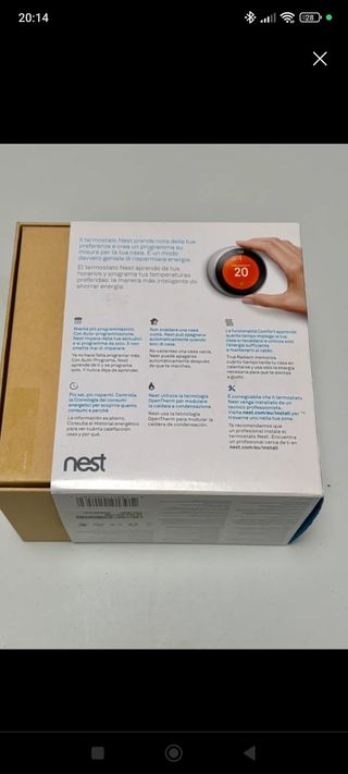 Termostato inteligente Google Nest 
