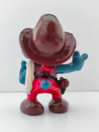 Puffo Cowboy (lazo bianco) - 1980