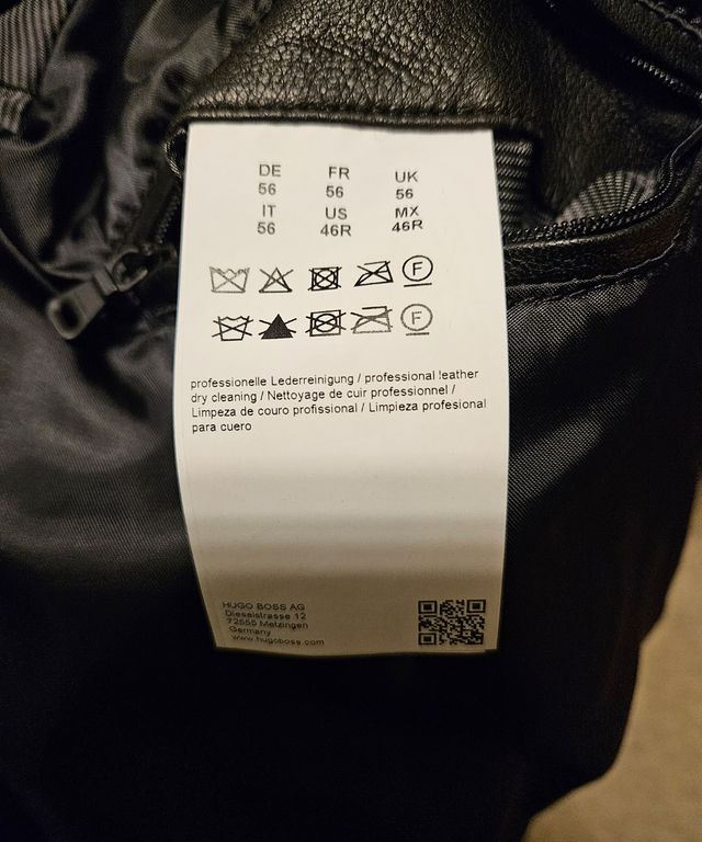 Cazadora Piel Hugo Boss talla 56 Original