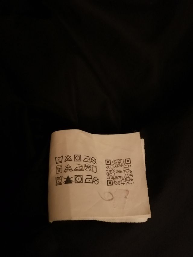 Chaleco acolchado negro Zara M de hombre nuevo