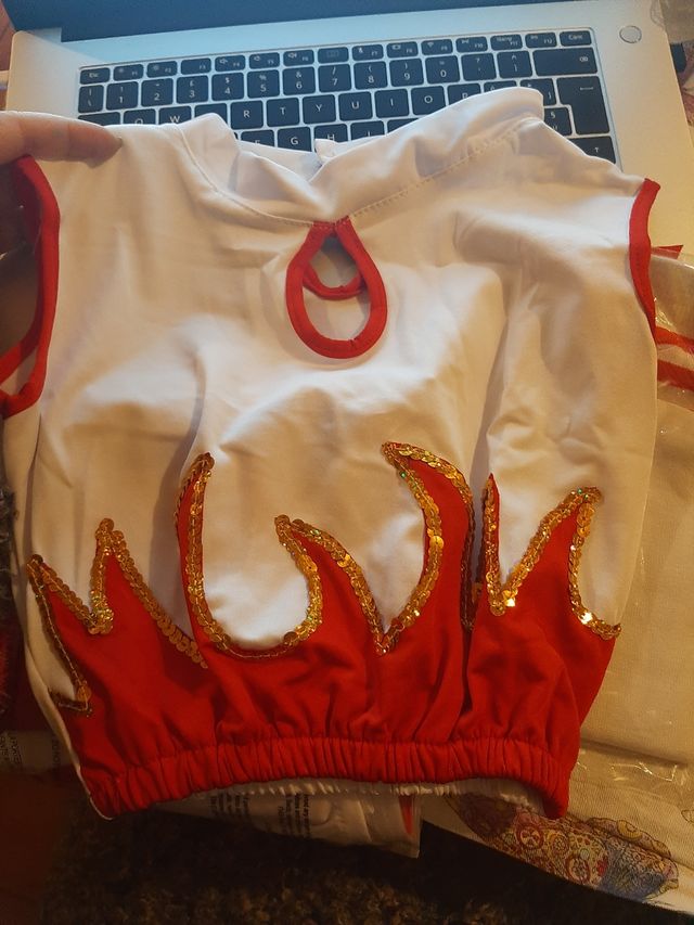Vestito da cheerleader per bambina